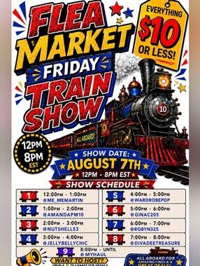 Flea Market Friday Train Show